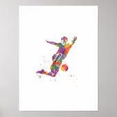 Football speler poster (Voorkant)