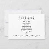 football speler silhouette kaart (Achterkant)