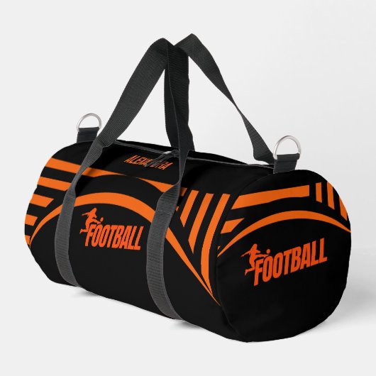 Football Speler, Team, Verjaardag Gift Duffle Bag Plunjezak (Linkerhoek)