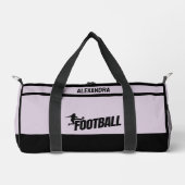 Football Speler, Team, Verjaardag Gift Duffle Bag Plunjezak (Voorkant)