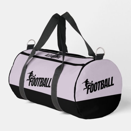 Football Speler, Team, Verjaardag Gift Duffle Bag Plunjezak (Linkerhoek)