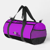 Football Speler, Team, Verjaardag Gift Duffle Bag Plunjezak (Rechterhoek)
