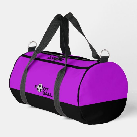 Football Speler, Team, Verjaardag Gift Duffle Bag Plunjezak (Linkerhoek)