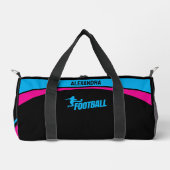 Football Speler, Team, Verjaardag Gift Duffle Bag Plunjezak (Voorkant)