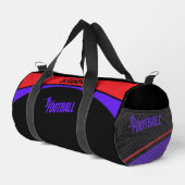 Football Speler, Team, Verjaardag Gift Duffle Bag Plunjezak (Rechterhoek)