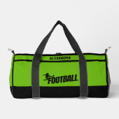Football Speler, Team, Verjaardag Gift Duffle Bag Plunjezak (Voorkant)