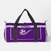 Football Speler, Team, Verjaardagscadeau Plunjezak (Voorkant)