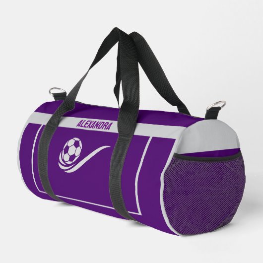 Football Speler, Team, Verjaardagscadeau Plunjezak (Rechterhoek)