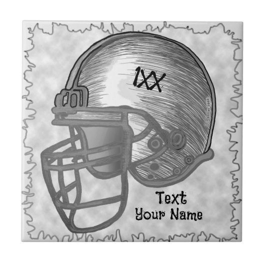 Football speler tegeltje (Voorkant)