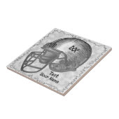 Football speler tegeltje (Zijkant)