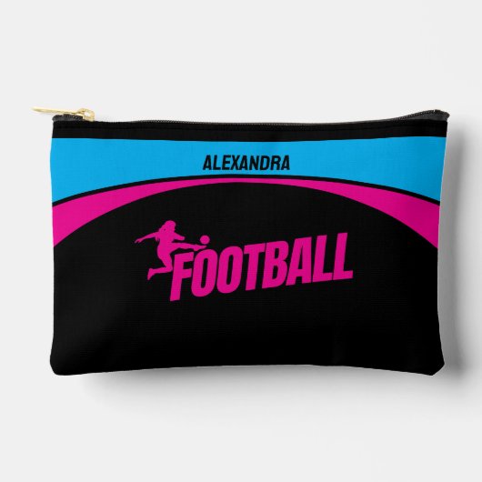Football Speler Vrouwen, Meisje Verjaardag Gift Etui (Voorkant)
