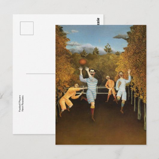 Football Spelers door Henri Rousseau Briefkaart (Voorkant / Achterkant)