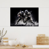 Football spelers illustratie poster (Keuken)