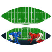 Football spelers op veld (Panelen)