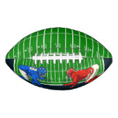 Football spelers op veld (Voorkant)