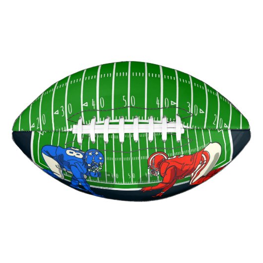 Football spelers op veld (Voorkant)