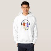 Football Spelers - Straatwedstrijd Vibes Hoodie (Voorkant volledig)