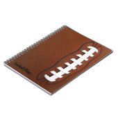 Football spiraalvormige Notitieboek (Linkerzijde)