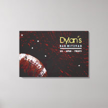 FOOTBALL SPLATTER Bar Mitzvah Inloggen Memory Boar