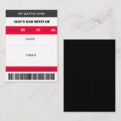 Football Splatter VIP Seating Escort Ticket (Voorkant / Achterkant)