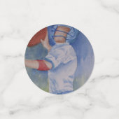 Football sport Birthday Confetti (Kleine voorkant)