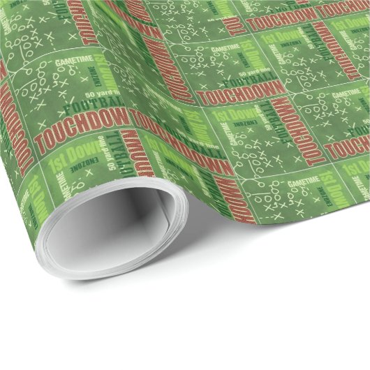 Football Sport Cadeaupapier (Rol Hoek)