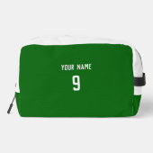 Football Sport Emerald Green Toilettasje (Achterkant)