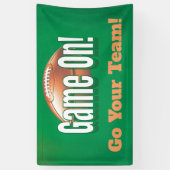 Football Sport Game Team Party Spandoek (Verticaal)