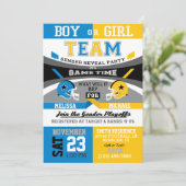 Football sport Genderkwesties onthullen uitnodigin Kaart (Staand voorkant)