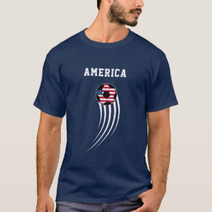 Football sport in Marokko Vlag VS T-shirt