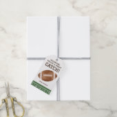 Football Sport Kinder Valentijnsdag Cadeaulabel (Met Touw)