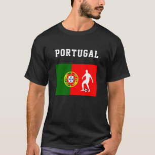 Football sport Portugal Portugese vlag T-shirt