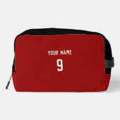 Football Sport Rood Toilettasje (Achterkant)