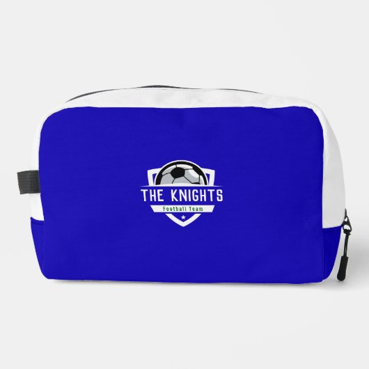 Football Sport Royal Blue Toilettasje (Voorkant)