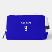 Football Sport Royal Blue Toilettasje (Achterkant)