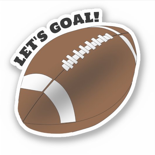 Football Sport Sticker (Voorkant)