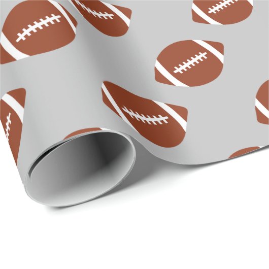 Football Sport Thema | Elke achtergrondkleur Cadeaupapier (Rol Hoek)