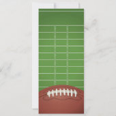 Football Sport Ticket Verjaardagsuitnodiging Kaart (Achterkant)