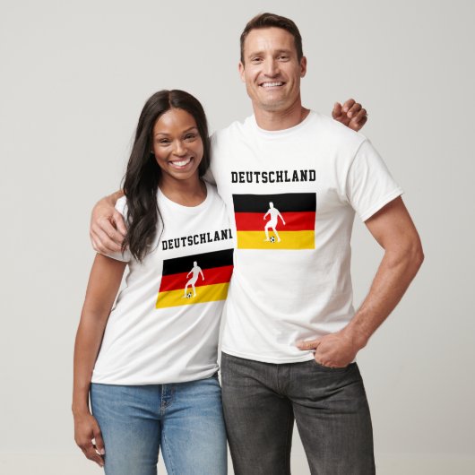 Football sport voetbal Duitsland Duitse vlag T-shirt (Unisex)