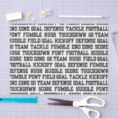 Football sport woord kunstweefsel tissuepapier (Craft)