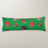 Football Sportapparatuur met voedselpatroon Lichaamskussen (Achterkant)