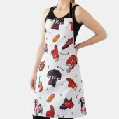 Football Sportapparatuur met voedselpatroon Schort (Insitu)