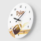 Football Sportbalspel Persoonlijke naam Grote Klok (Hoek)