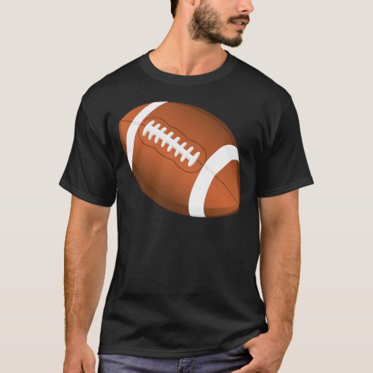 Football Sportbalteam Spellingstrook T-shirt (Voorkant)