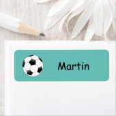 Football sportnaam kinder Label (Insitu)