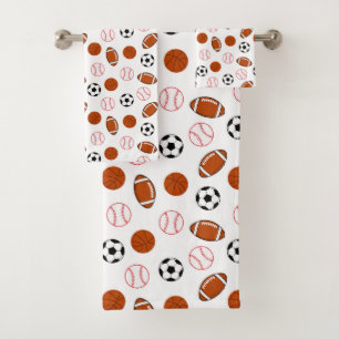 Football sportpatroon bad handdoek