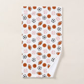 Football sportpatroon bad handdoek (Handdoek)