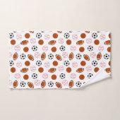 Football sportpatroon bad handdoek (Handdoek)