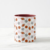 Football sportpatroon mok (Midden)
