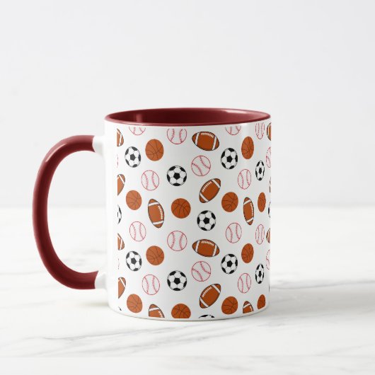 Football sportpatroon mok (Links)